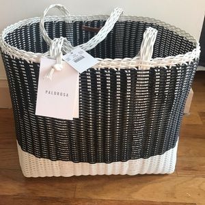 JCrew basket tote bag